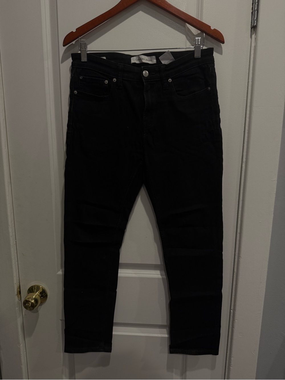 Calvin Klein Jeans Men's Skinny Black Jeans